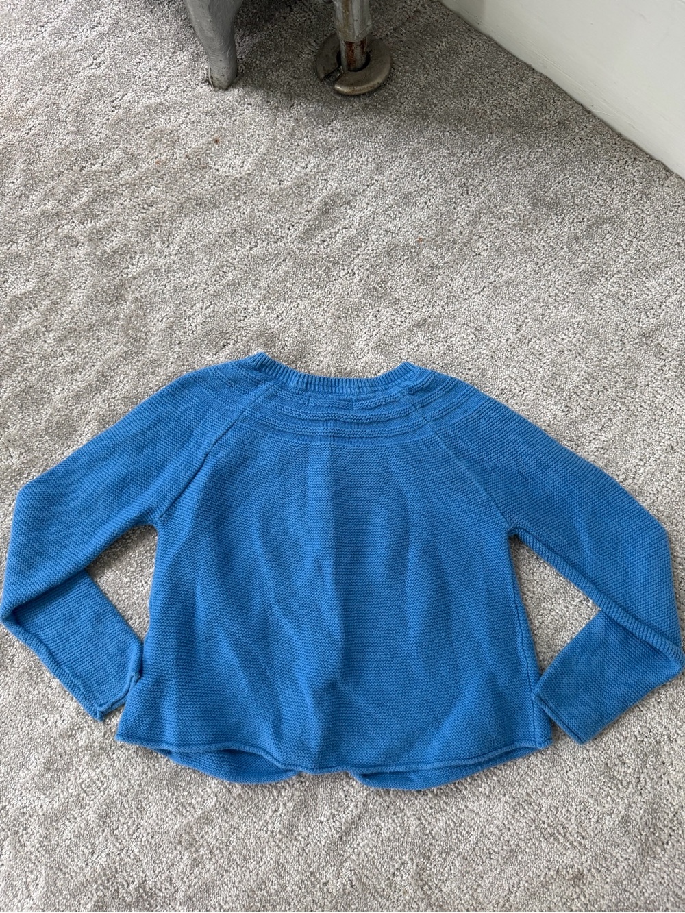 Mini Boden Cashmere Blend Cardigan in Blue Size 6-7 Years Cotton Button Up - Picture 13 of 15